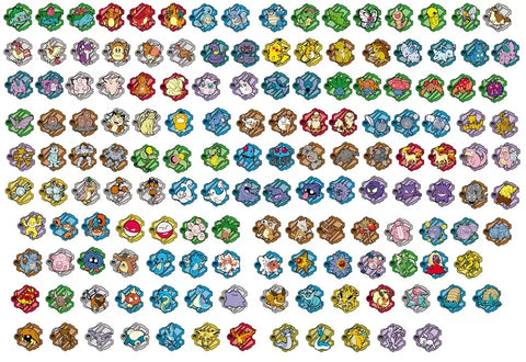 Pokémon Card Game: Collect 151 Puzzle & Refrigerator Magnet Set (Simplified Chinese)